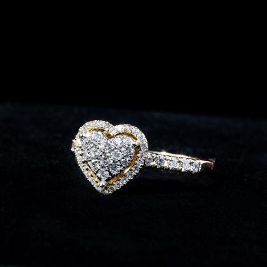 Nhẫn kim cương DJL trái tim – Deam Diamond